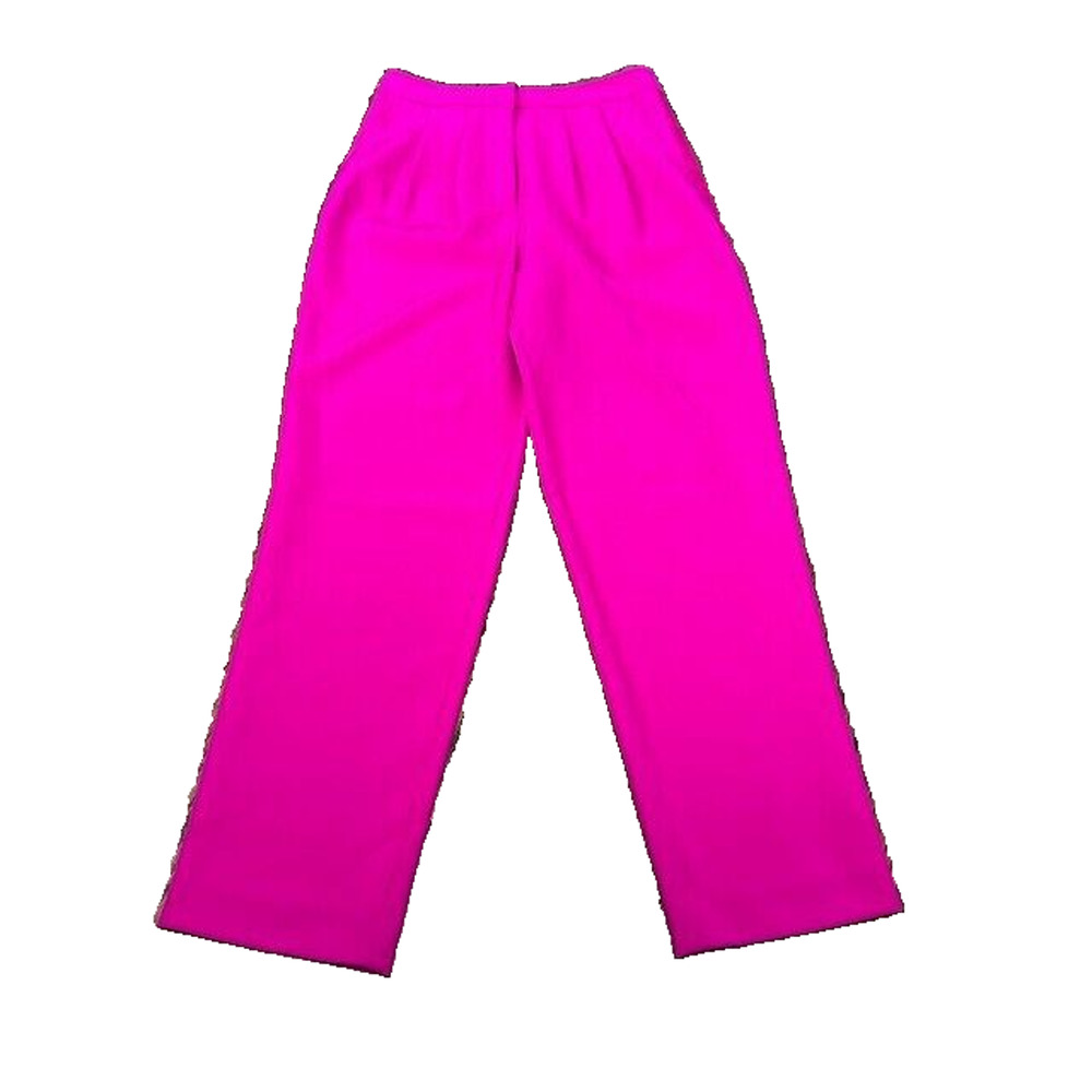 Generation Love Ankle Pants Tapered Leg Pleated Front High Rise Hot Pink Size 2